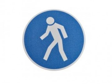 Противоскользящий знак «Для пешеходов».