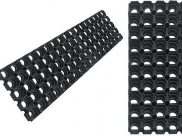 Противоскользящая резиновая накладка на ступени Практик 16 мм.